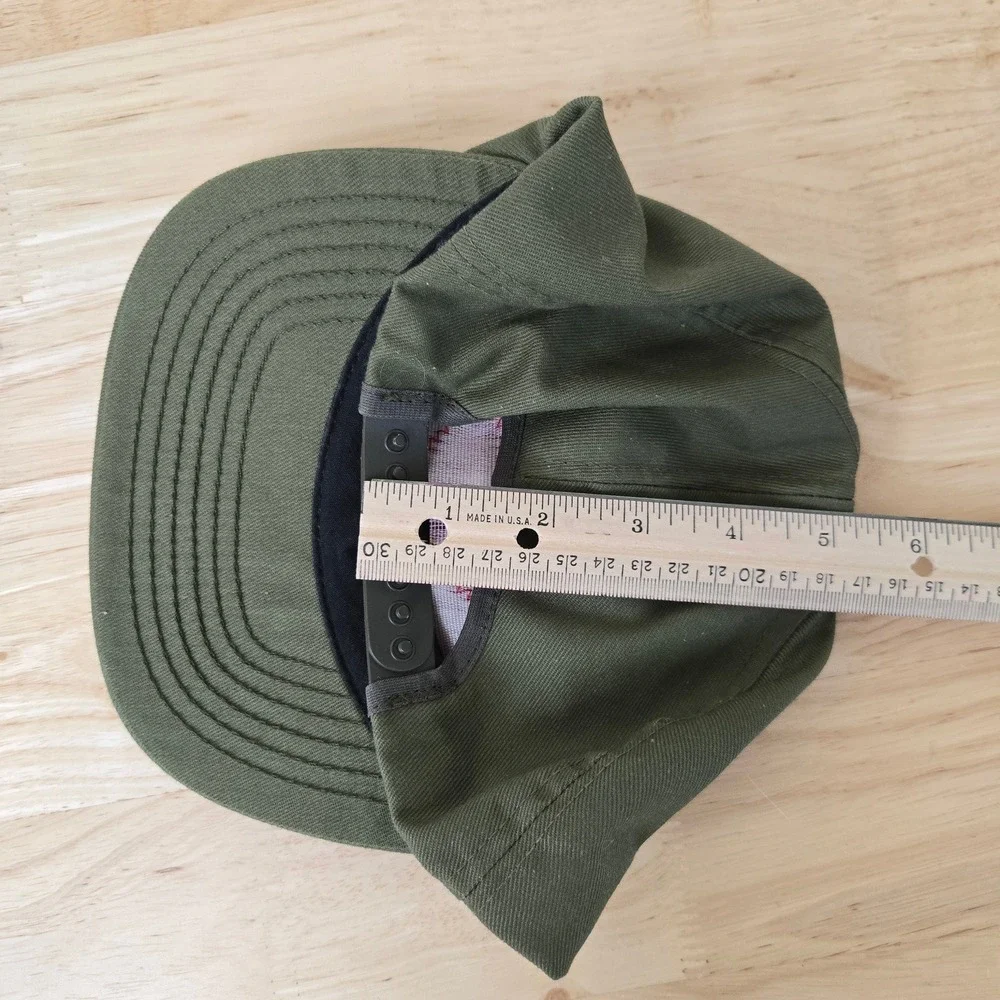 Vintage BSA Scout Cap Hat Webelos Kids Teens Green 1980s USA Boy Scouts Official